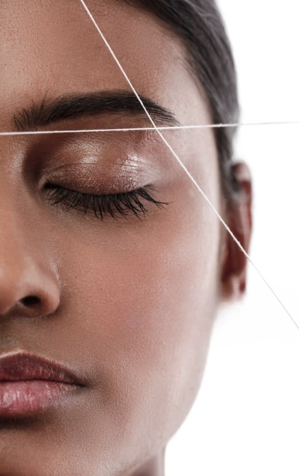 Threading beauty service at Sammy's Brow Bar & Spa in Austin, Texas